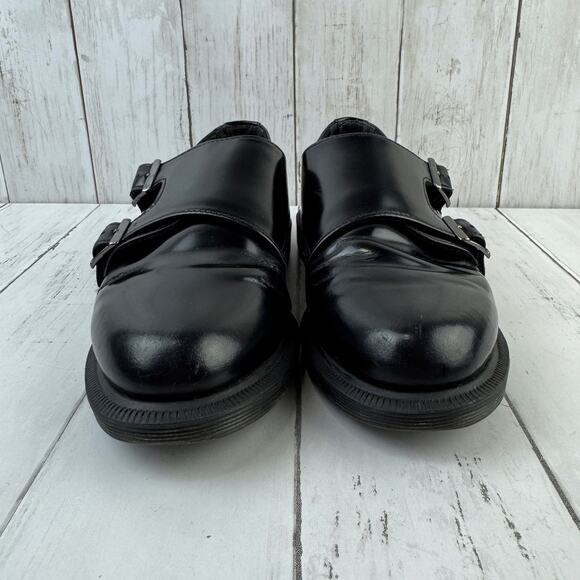 Dr. Martens Polished Smooth Black Pandora Double Monk Strap Shoe Size US 6 EU 37 - Picture 3 of 16